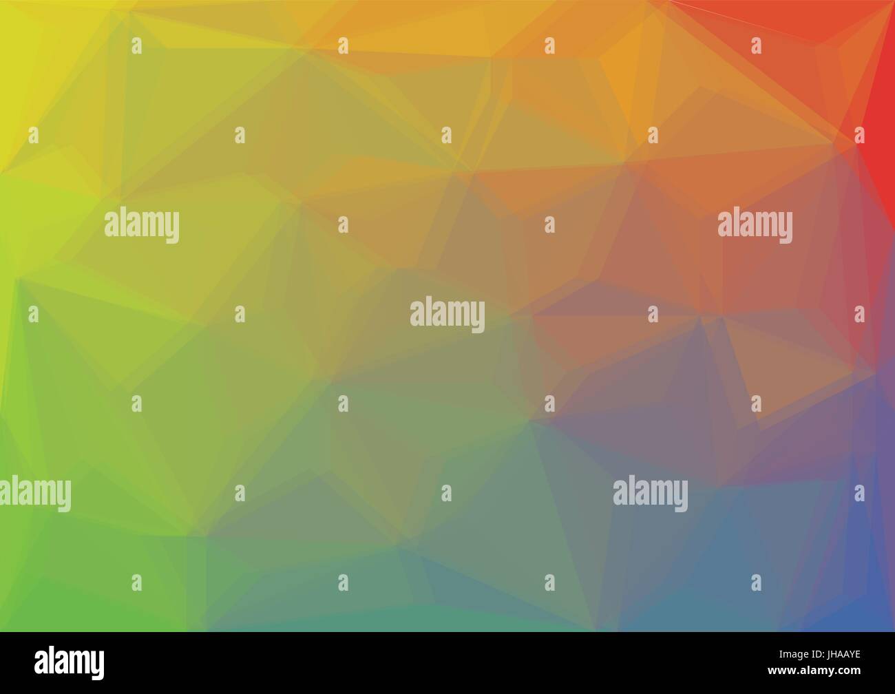 Polygone poly faible / contexte - illustration du spectre de couleurs Banque D'Images