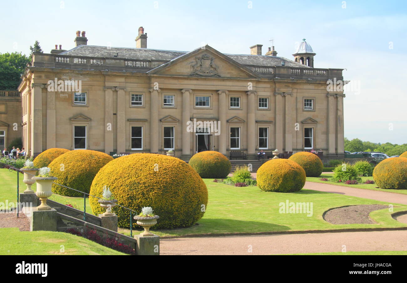 Wortley Hall, également connu sous le nom de "travailleurs" stately home', à Wortley village près de la ville de Sheffield, South Yorkshire, Angleterre, Royaume-Uni Banque D'Images