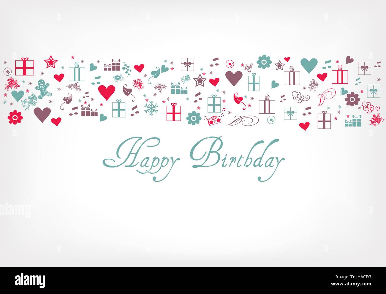 Happy Birthday Card - carte de souhaits Illustration de Vecteur