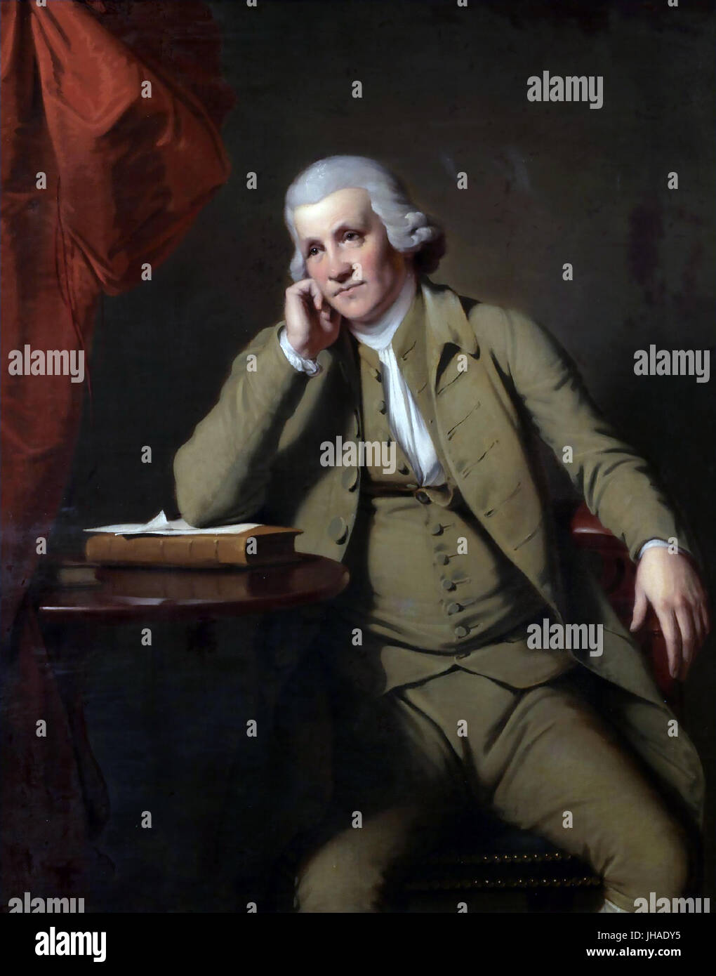 JEDEDIAH Strutt (1726 ?-1797) inventeur anglais d'un châssis de stockage Banque D'Images JEDEDIAH Strutt (1726 ?-1797) inventeur anglais d'un châssis de stockage Banque D'Images