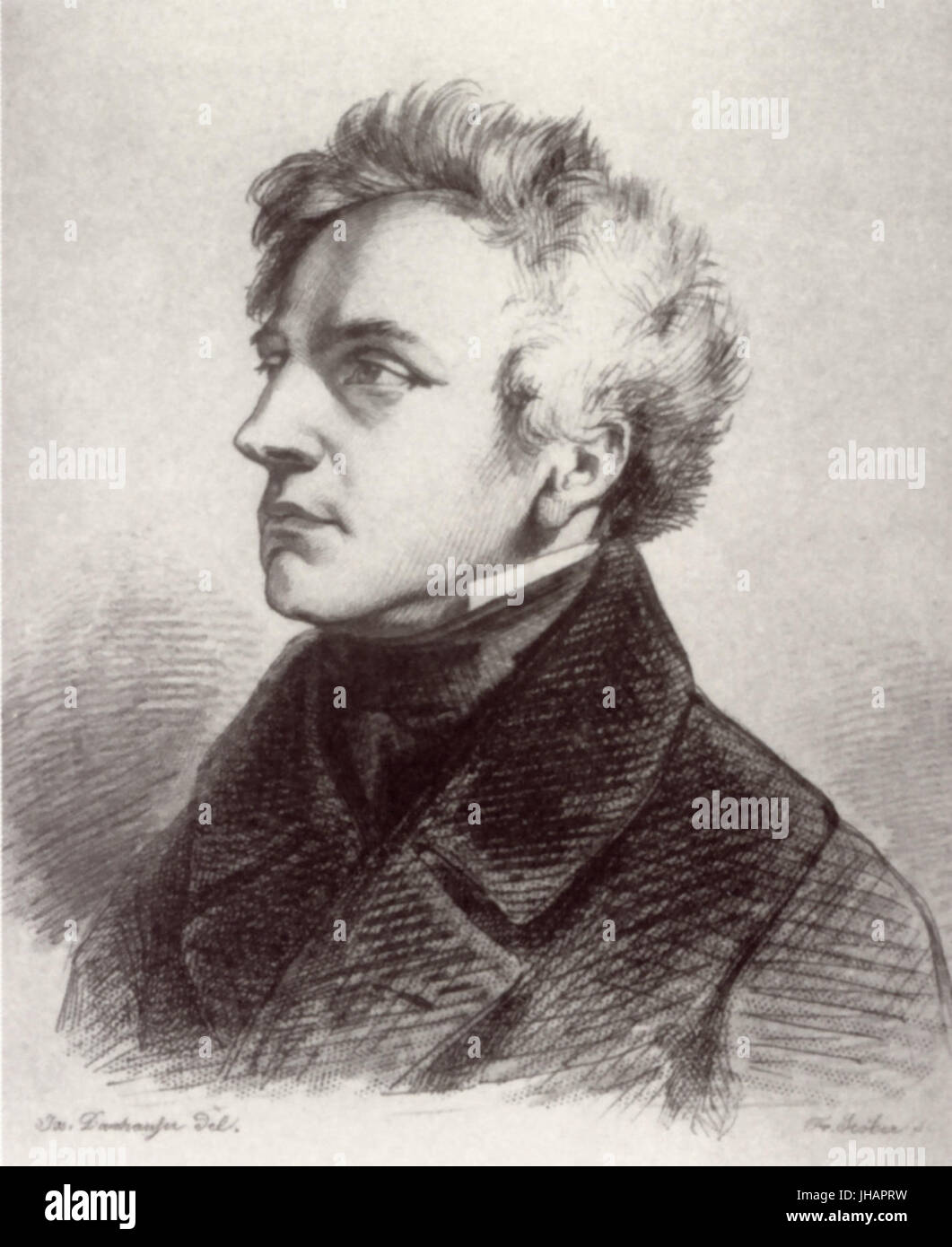 Josef Danhauser, Johann Peter Krafft Banque D'Images