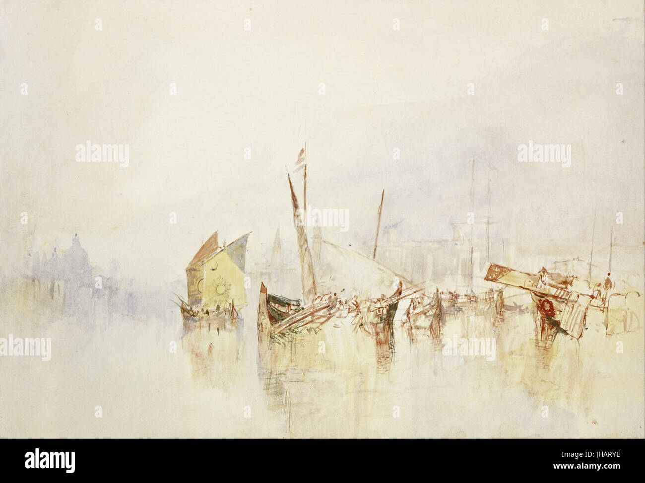 Joseph Mallord William Turner - Le Soleil de Venise - Banque D'Images