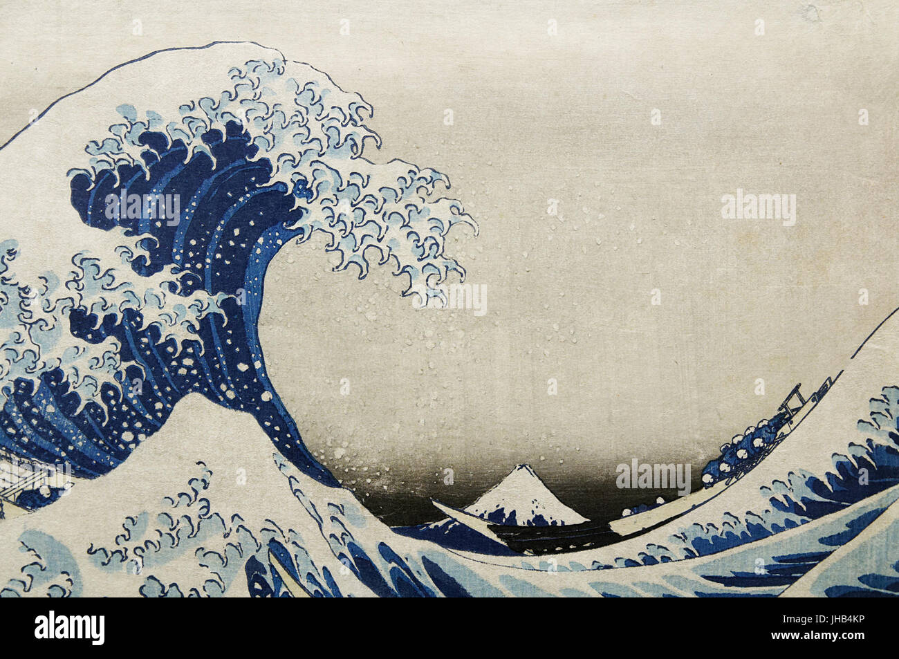Grande Vague Hokusai BM 1906.1220.0.533 n03 Banque D'Images