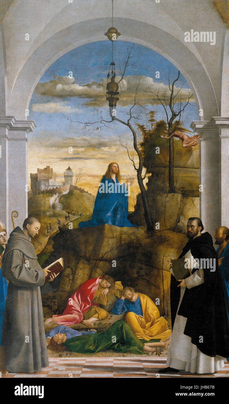 Marco Basaiti - Christ priant dans le jardin - WGA1397 Banque D'Images