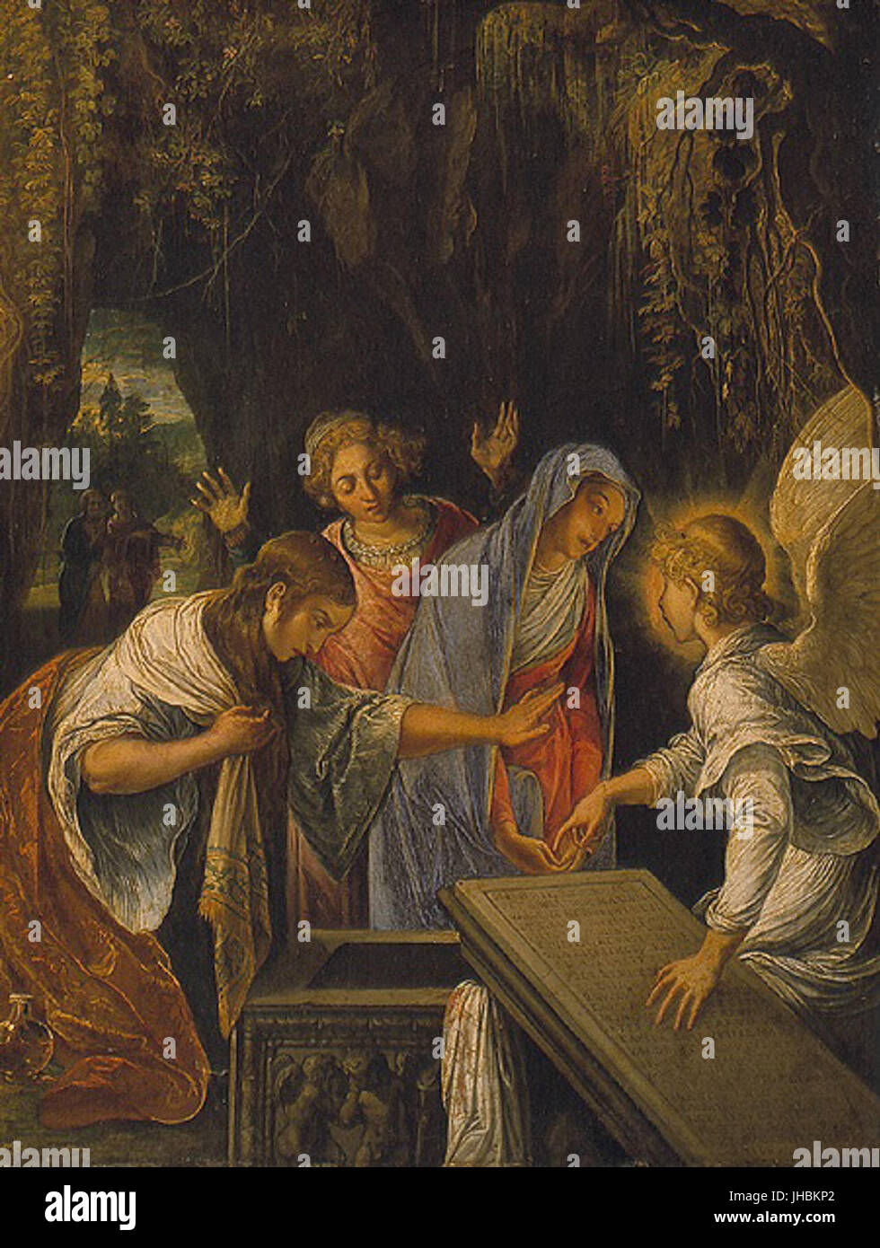Richard Dadd - Die drei Marien am Grabe Christi Banque D'Images