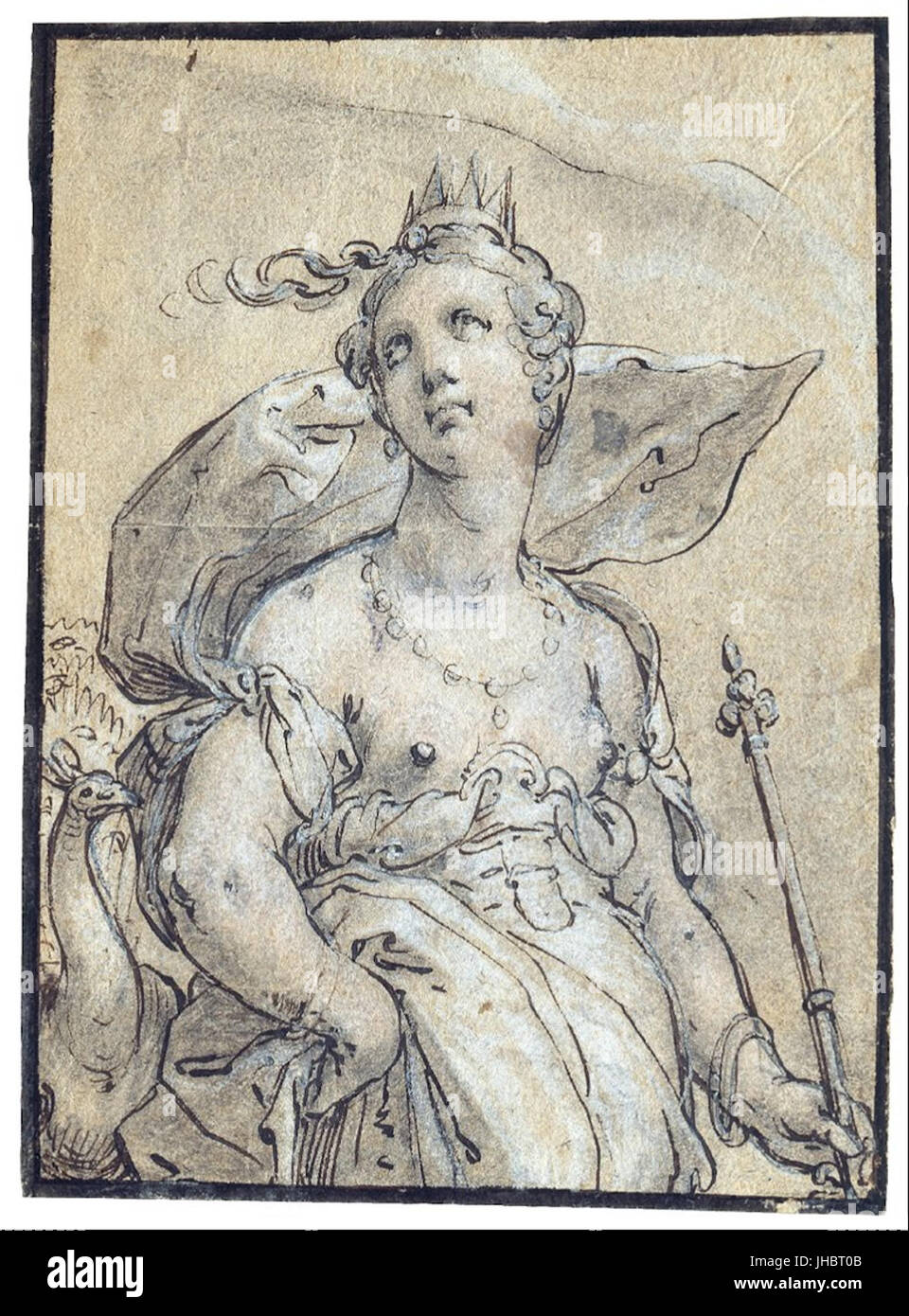 Hendrick Goltzius - Juno - Banque D'Images