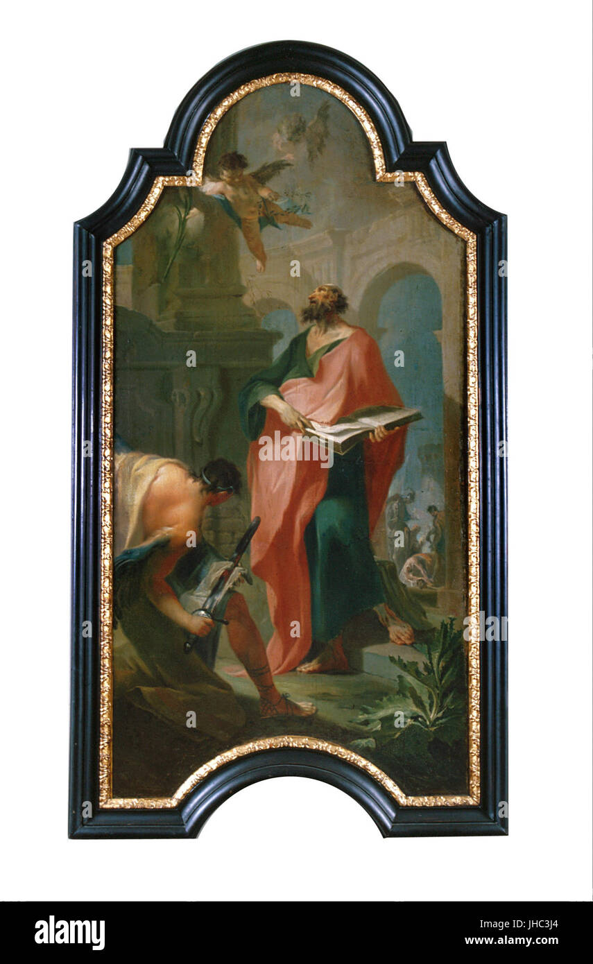 Franz Anton Maulbertsch, - l'Apôtre saint Paul - Banque D'Images