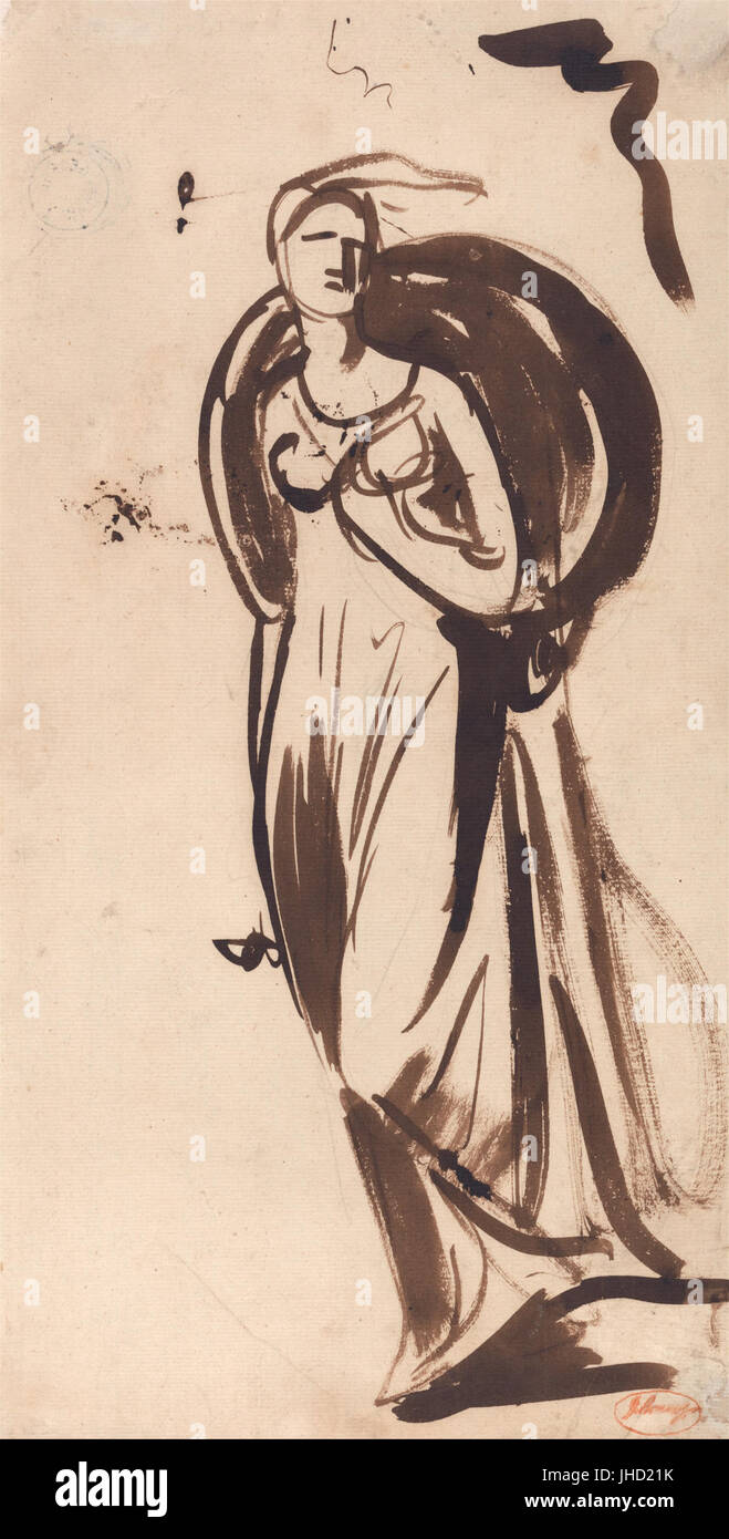 George Romney - Vicomtesse Bulkeley que Hebe - Banque D'Images