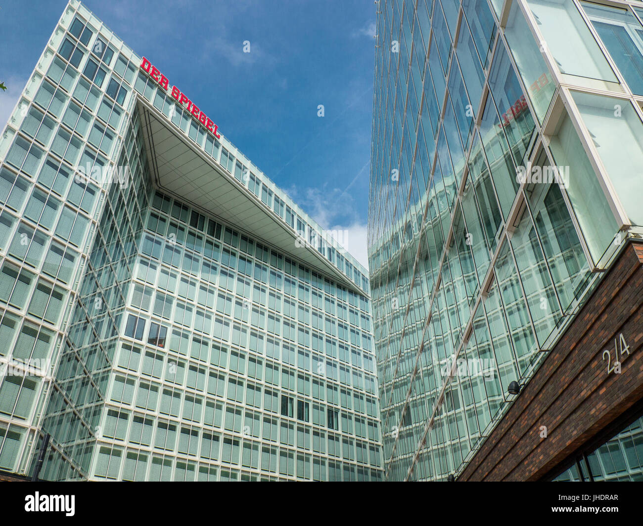 Maison d'édition 'Der Spiegel' à Hambourg, Allemagne. Banque D'Images