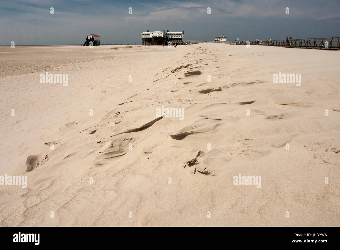 Saint Peter Ording Banque D'Images