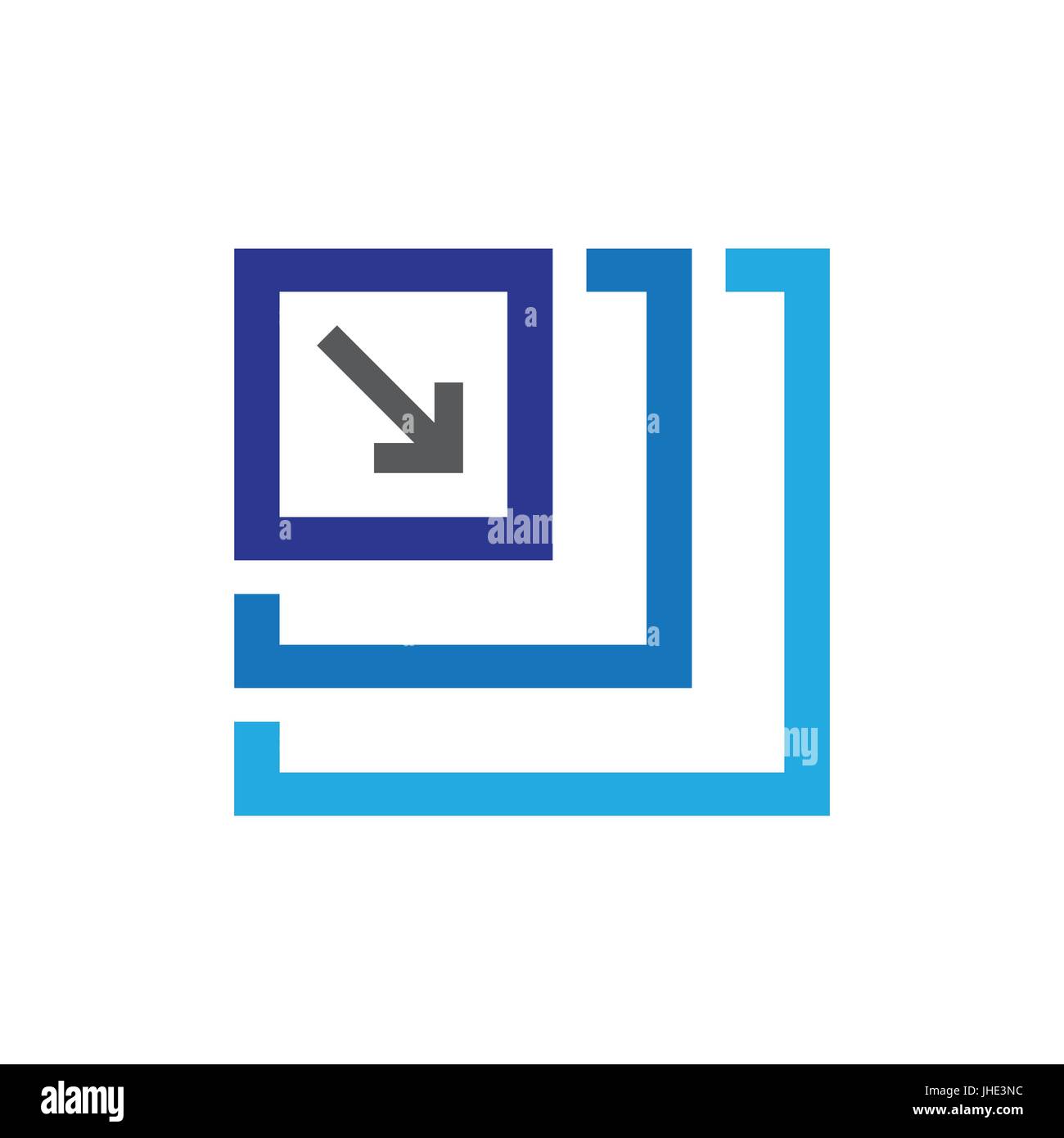 L'ASSURANCE-CHÔMAGE ou UX haute ou basse res icône image Illustration de Vecteur