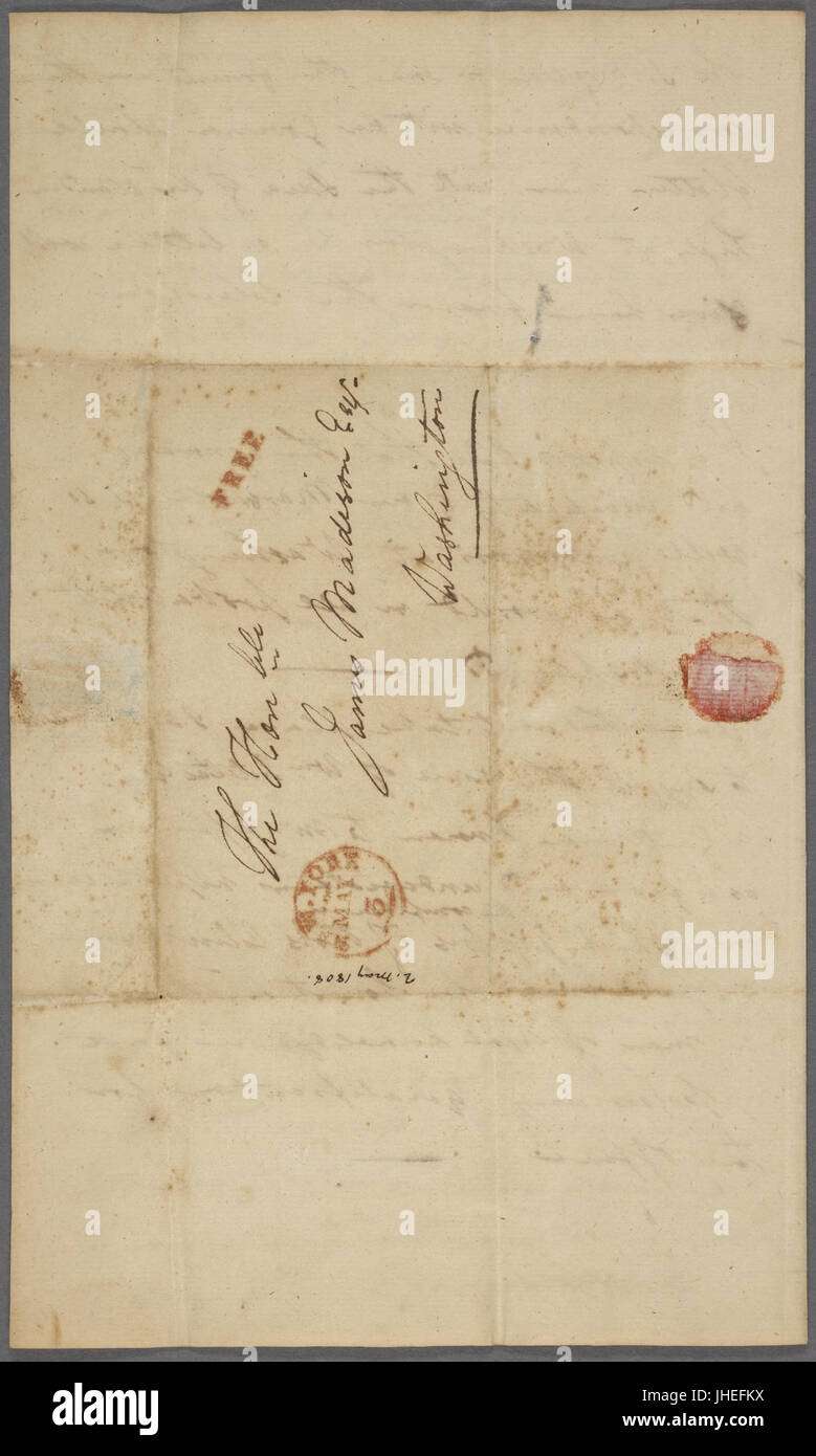 Mai-juin 1808 (NYPL)11904004-5213636 b Banque D'Images