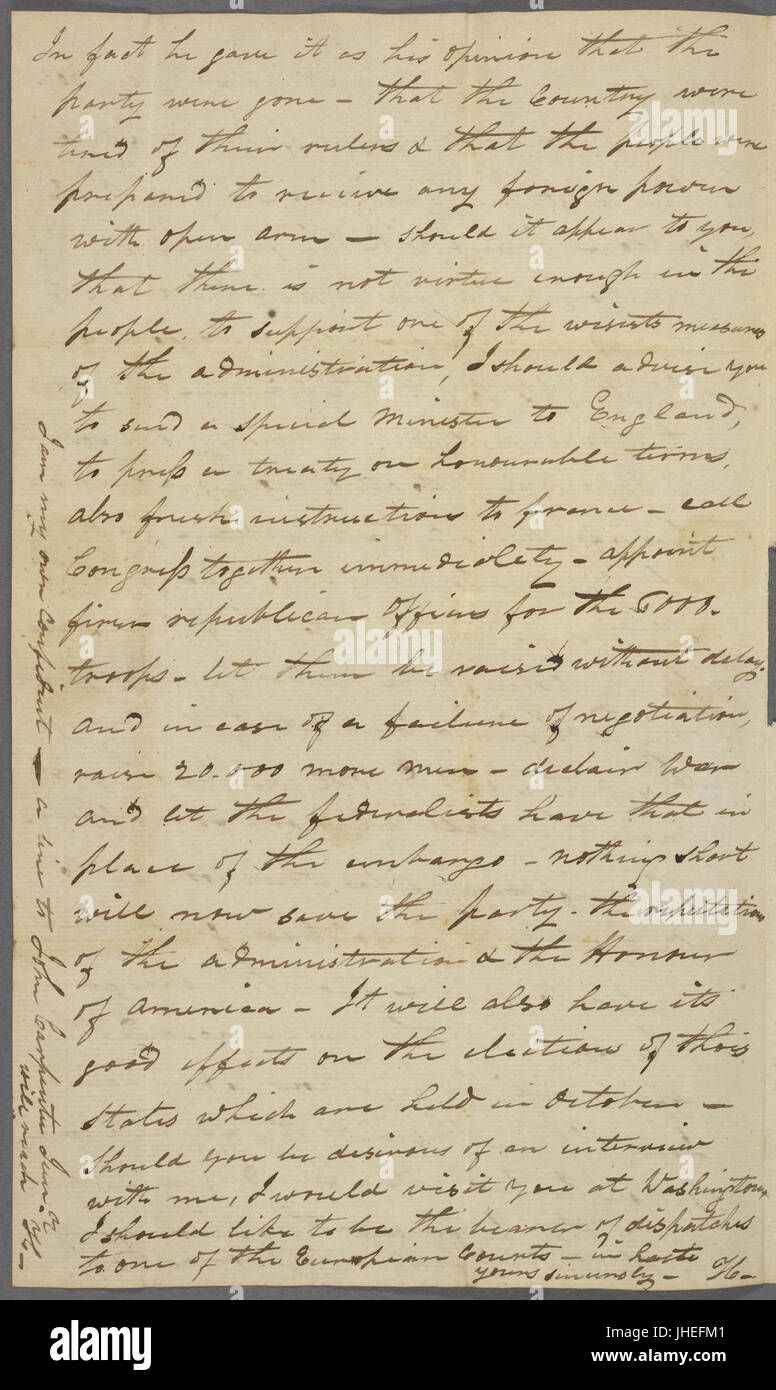 Mai-juin 1808 (NYPL)11904004-5213638 b Banque D'Images