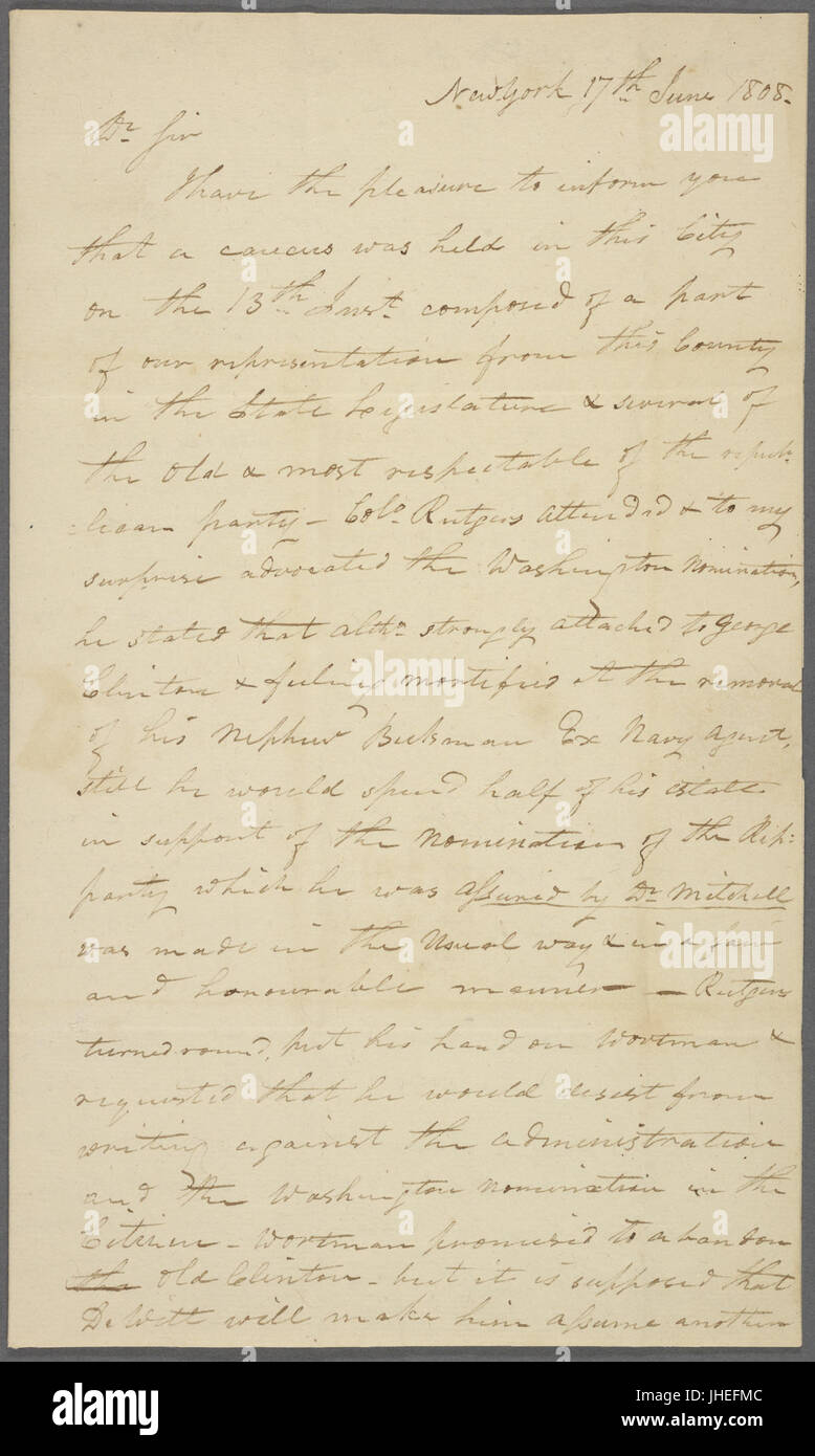 Mai-juin 1808 (NYPL)11904004-5213645 b Banque D'Images