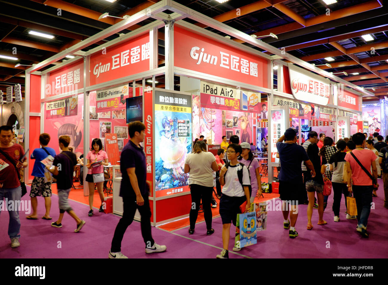 2015 Exposition de la bande dessinée, Jour 6, 20150811 Gjun Banque D'Images