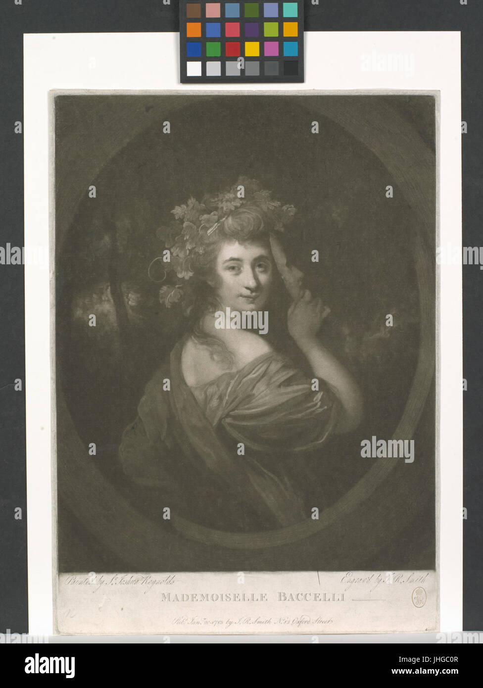 Mademoiselle Baccelli (NYPL b12147571-psnypl dan 1483) Banque D'Images