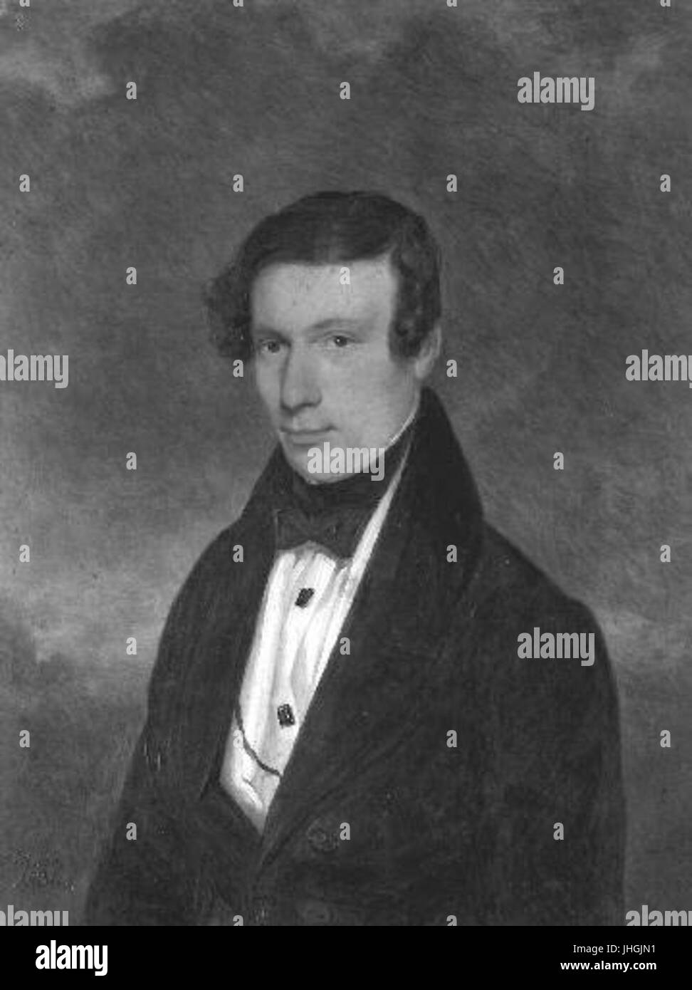 - Podobizna 1800-1886 Ferdinand Kuss pana Banque D'Images