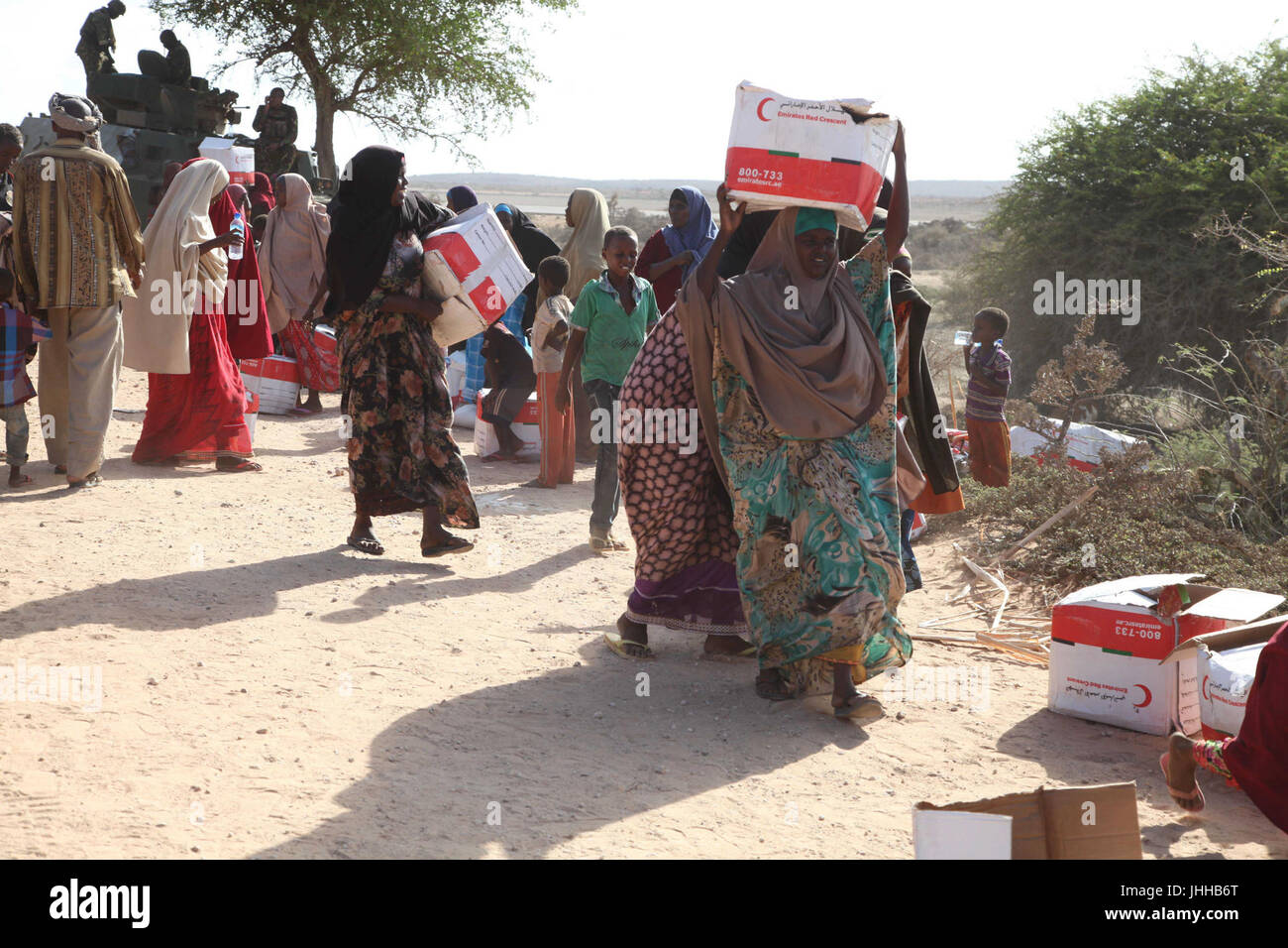 2016 04 12 Distribution Alimentaire de l'AMISOM-8 (26403611975) Banque D'Images 2016 04 12 Distribution Alimentaire de l'AMISOM-8 (26403611975) Banque D'Images