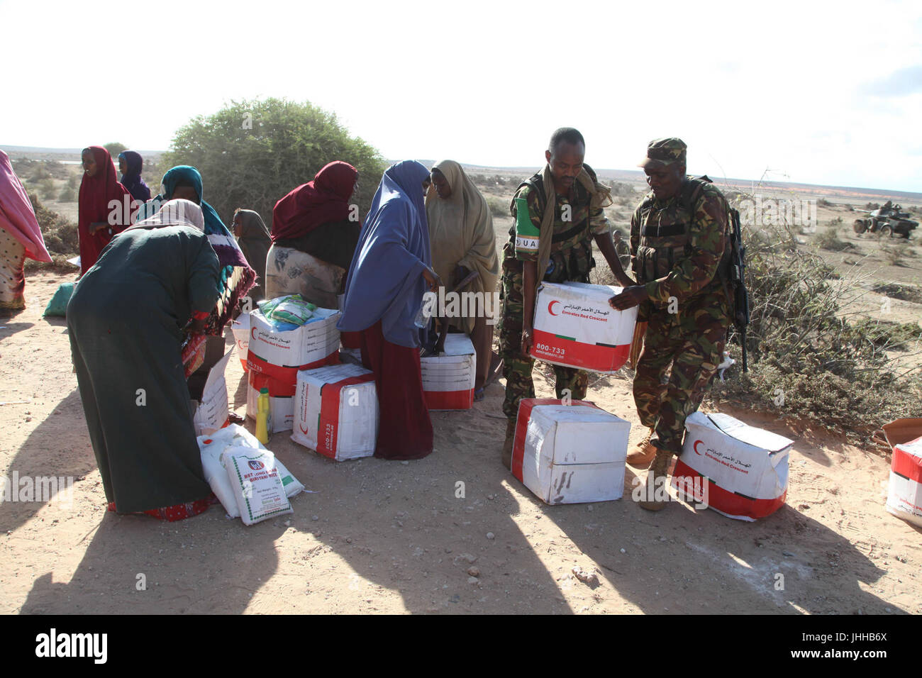 2016 04 12 Distribution Alimentaire de l'AMISOM-10 (26377707376) Banque D'Images 2016 04 12 Distribution Alimentaire de l'AMISOM-10 (26377707376) Banque D'Images