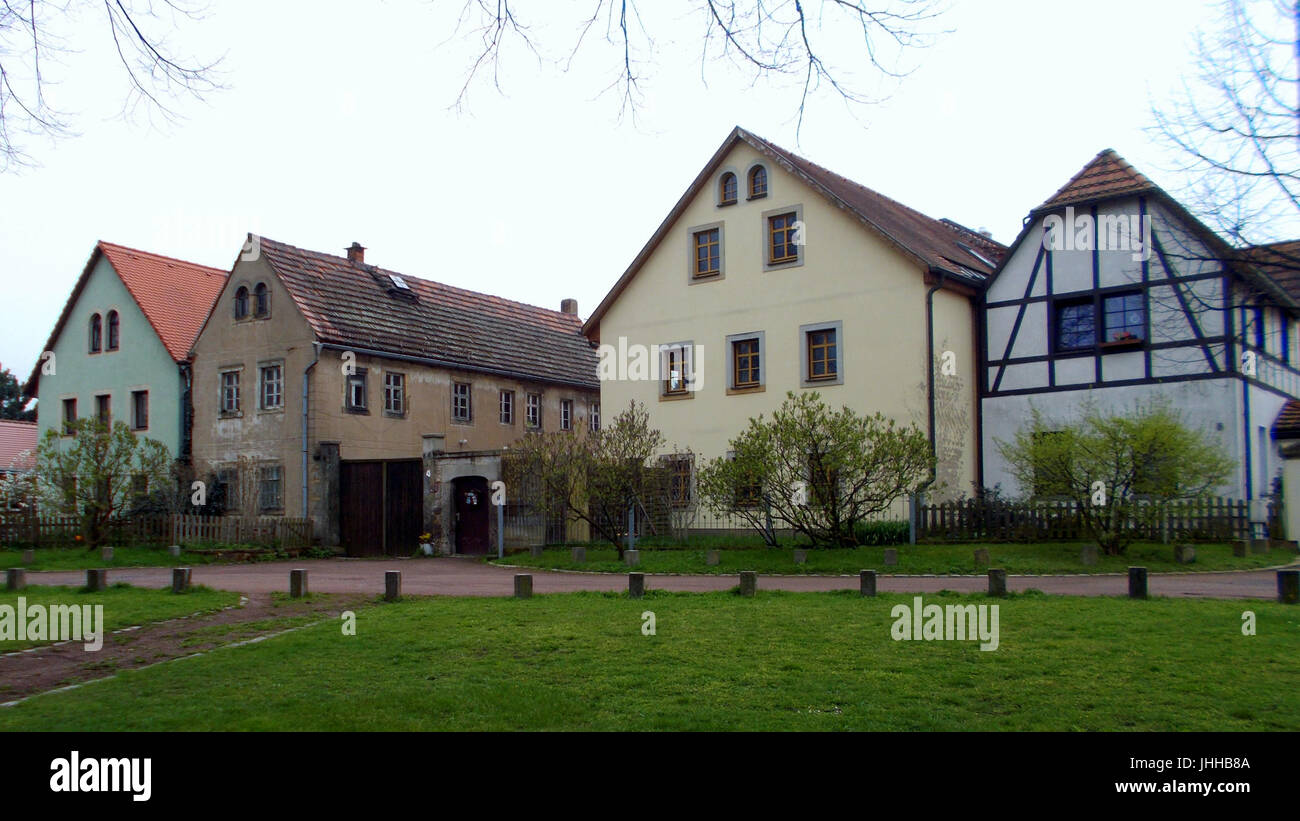 Il s'agit d'un événement ou d'une scène d'Altmickten à Dresde en 2016, capturant peut-être un festival local ou un moment historique dans la ville. Banque D'Images
