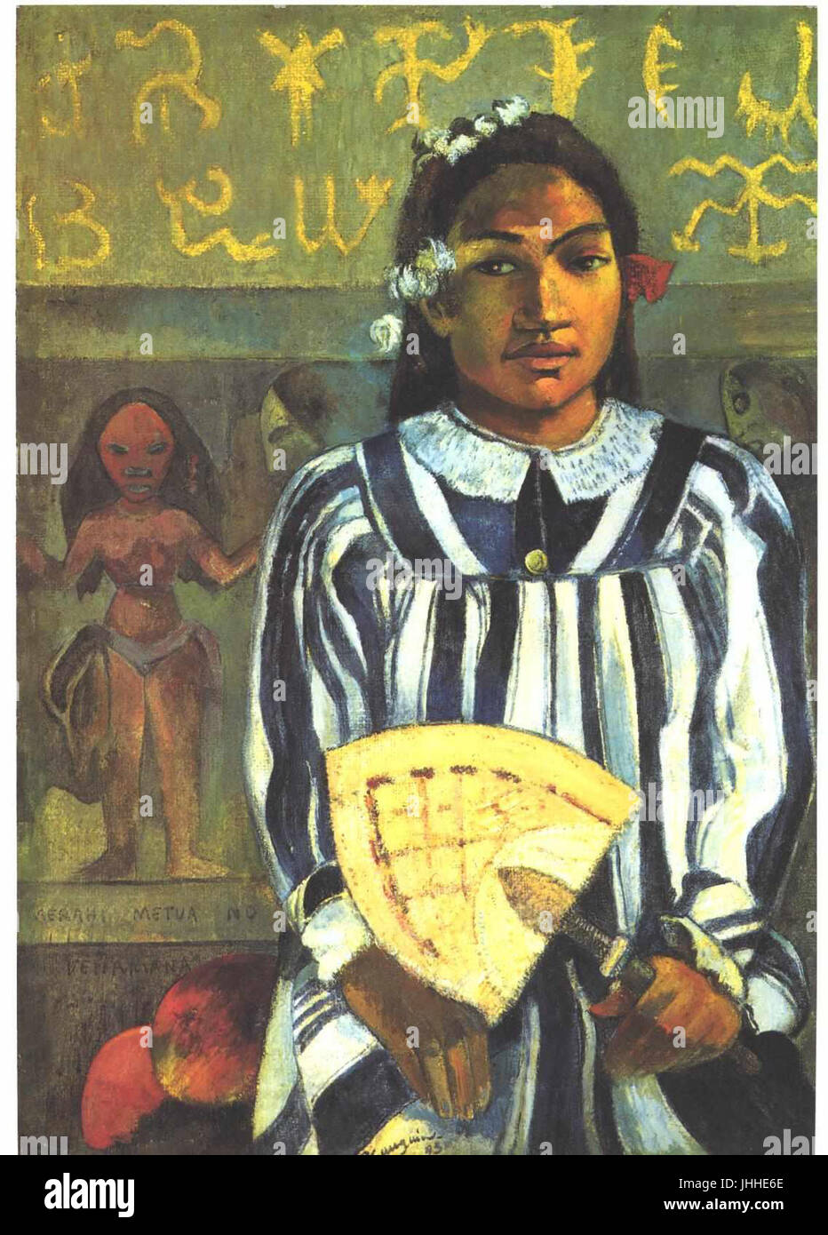 Gauguin- Tahamaha hat viele Vorfahren - 1893 Banque D'Images