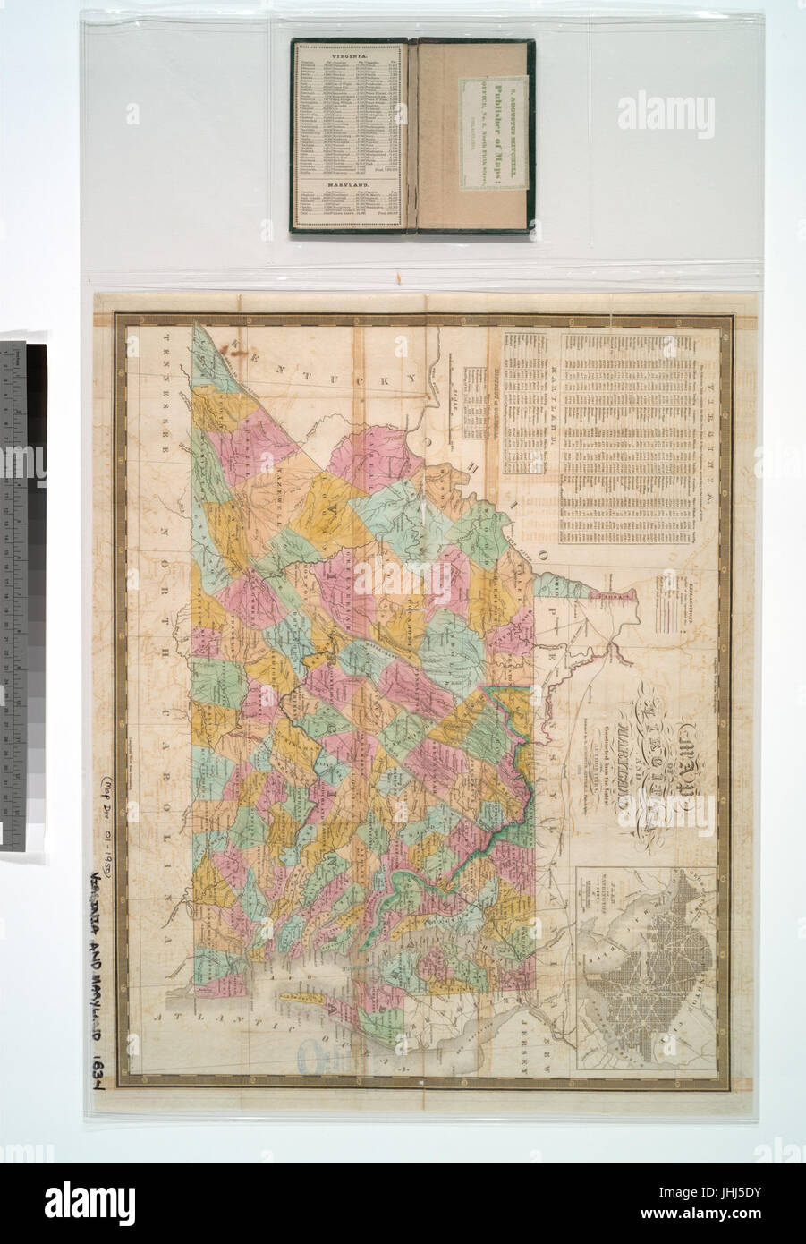 Site de Virginie et du Maryland, construite à partir de la dernière (NYPL b15025186-433986) Banque D'Images