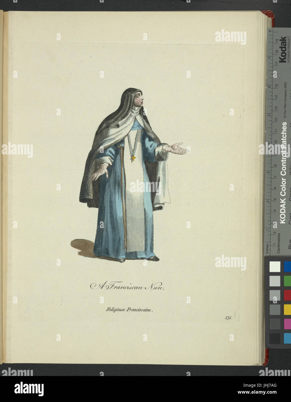 Une religieuse franciscaine. Religieuse Franciscaine (NYPL)14140320-1638388 b Banque D'Images