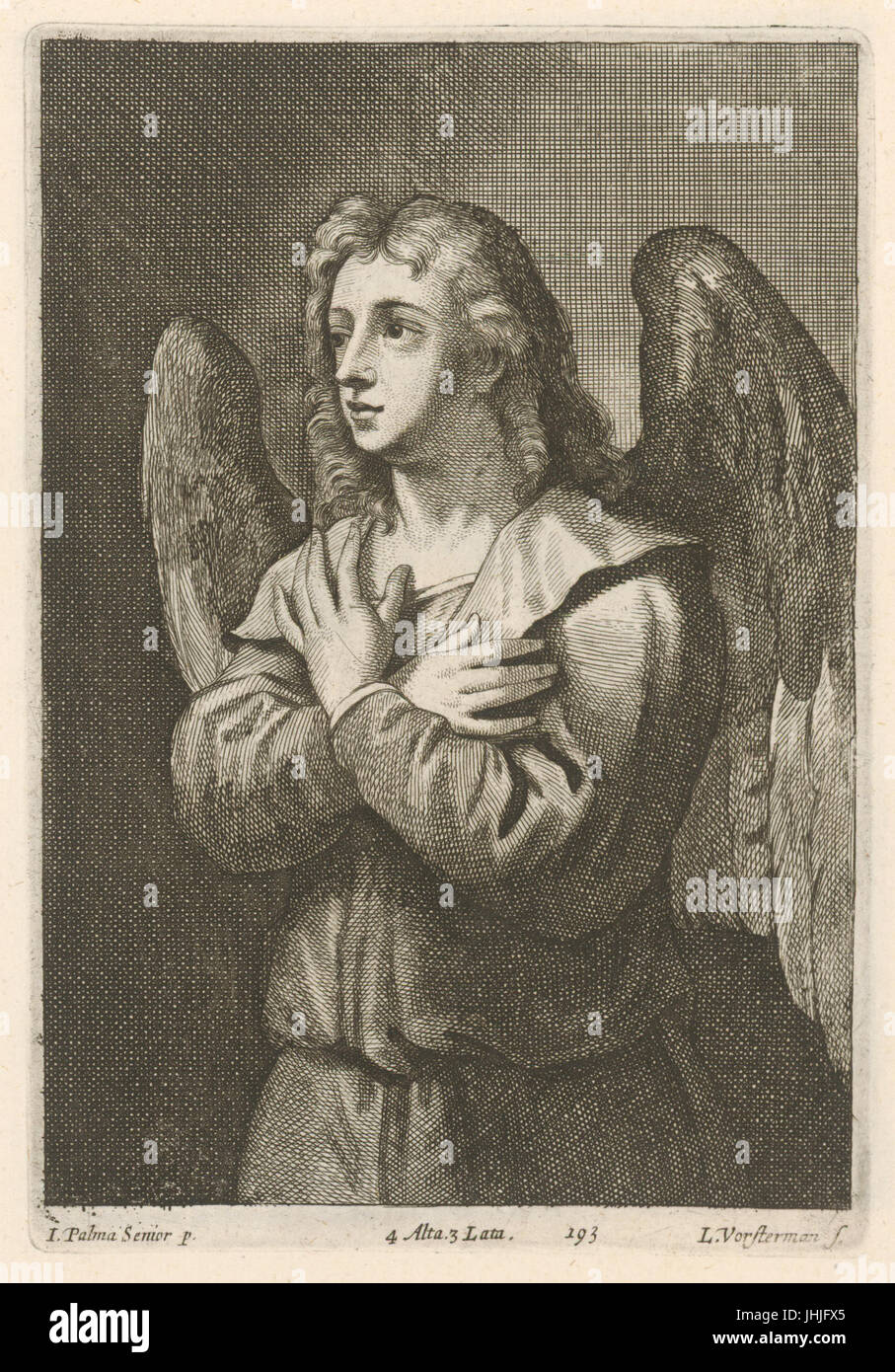 Louis XV après Palma le Vieux - Angel SVK-SNG.G 11965-193 Banque D'Images