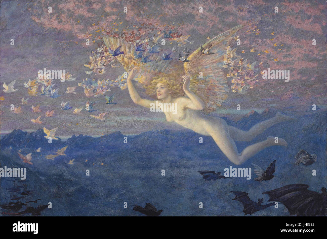 Edward Robert Hughes - Ailes du matin Banque D'Images