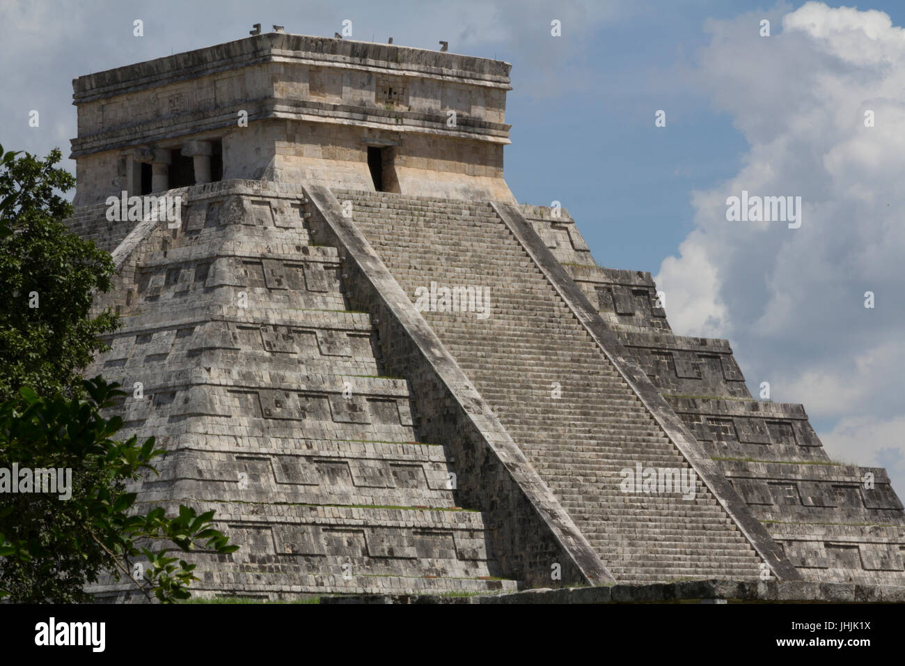 Chichen Itza el Castillo Kukuklan,Culture,Temple acient Mexique Yucatan Banque D'Images