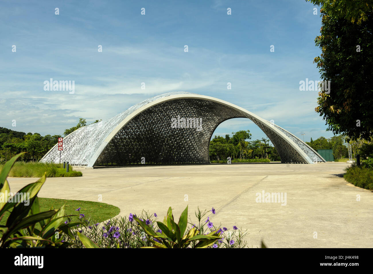"L'avenir de nous' Pavillon des expositions, les jardins de la baie, à Singapour Banque D'Images