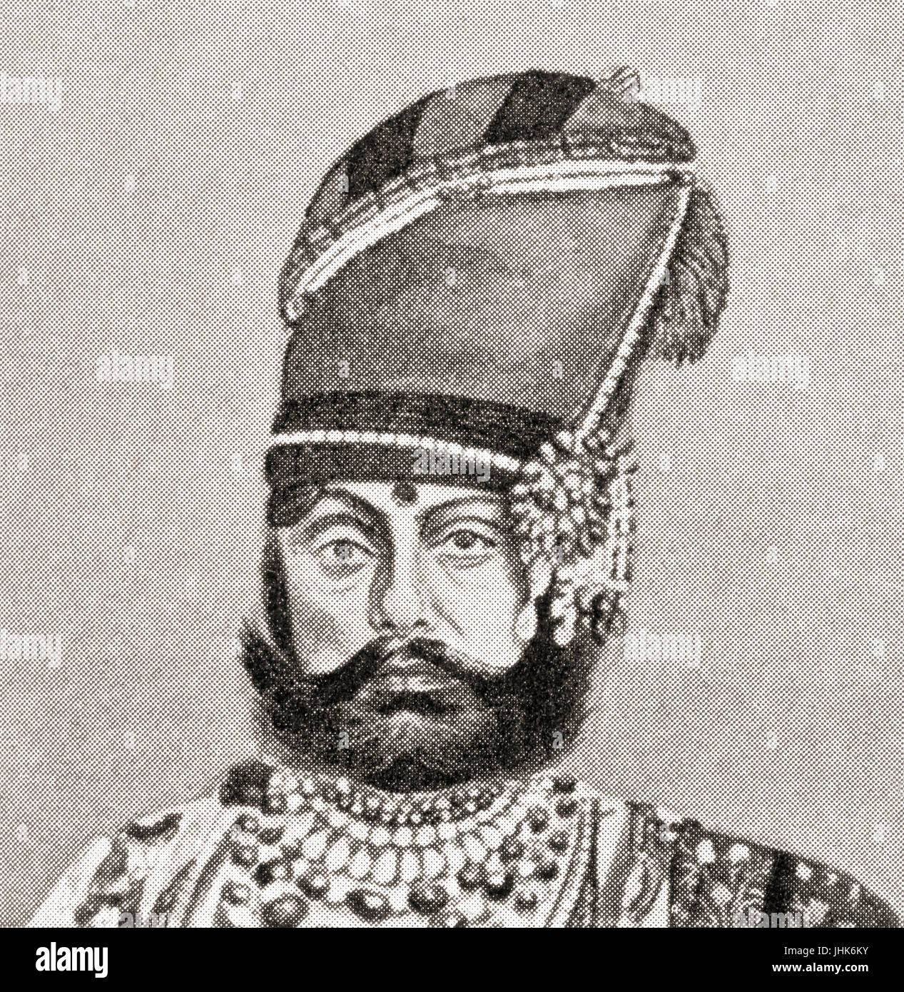 Jaswant Singh II, 1838 - 1895. Le Maharaja de Jodhpur, 1873 - 1895. L'histoire de Hutchinson de l'ONU, publié en 1915. Banque D'Images