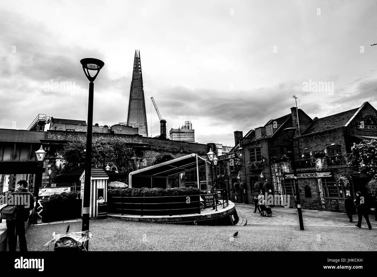 Londres en noir et blanc Banque D'Images