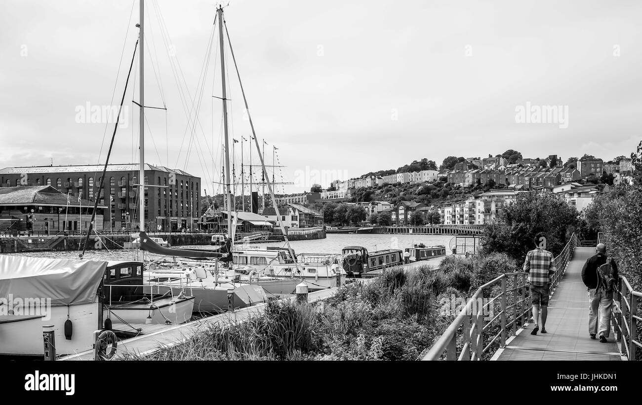 Street Photography Waterfront Bristol Banque D'Images