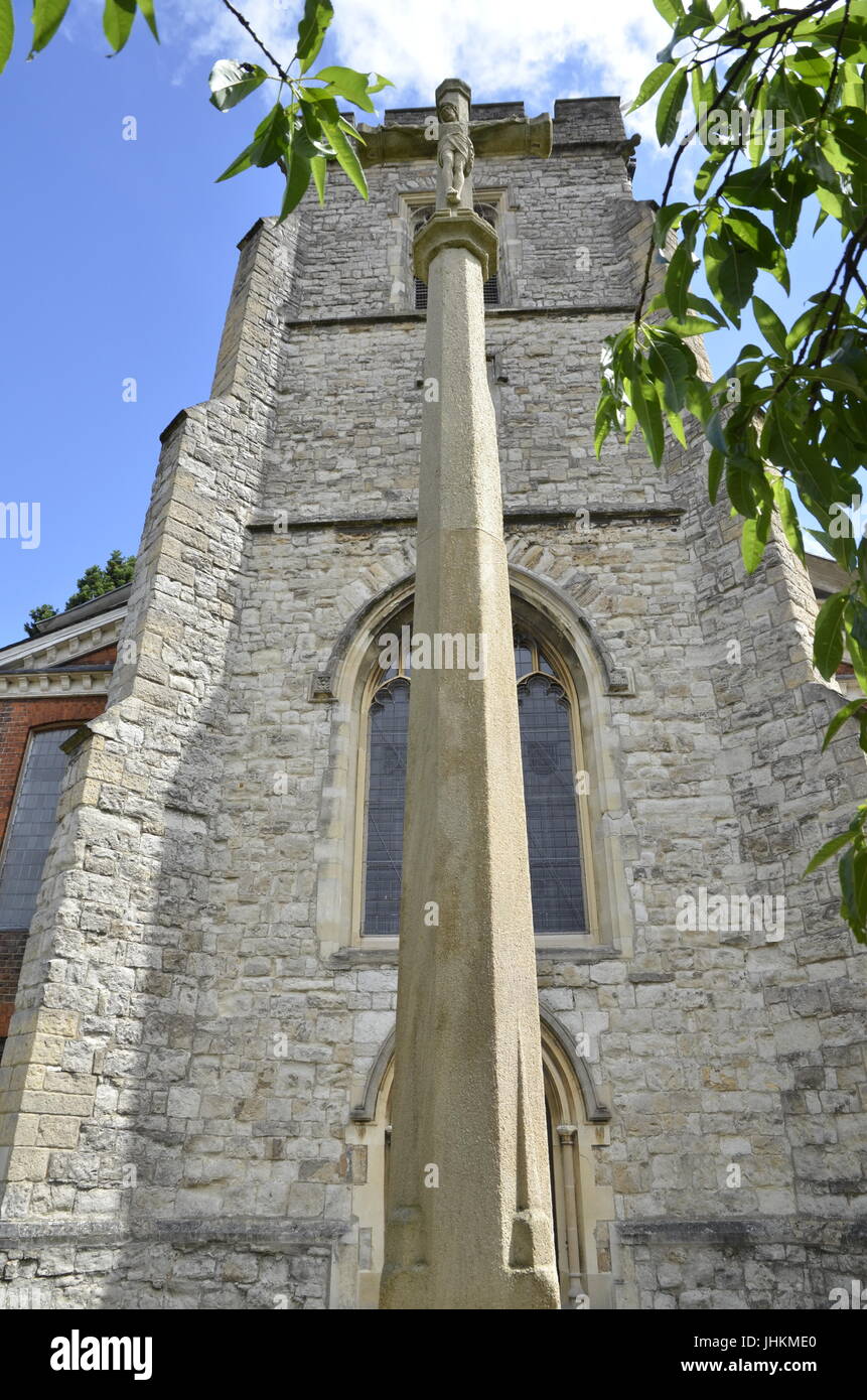 L'église de Sainte Marie la Vierge, dans la rue de l'Église, Twickenham, London Banque D'Images