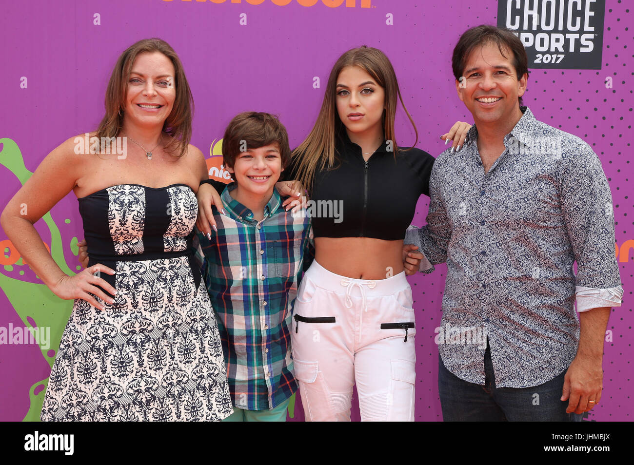 Los Angeles, USA. Jul 13, 2017. Les clients, à Nickelodeon Kids' Choice Awards 2017 Sport au Pauley Pavilion, en Californie le 13 juillet 2017. Credit : MediaPunch Inc/Alamy Live News Banque D'Images