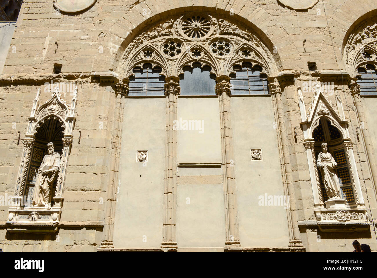 L'église Orsanmichele à Florence sur l'Italie Banque D'Images
