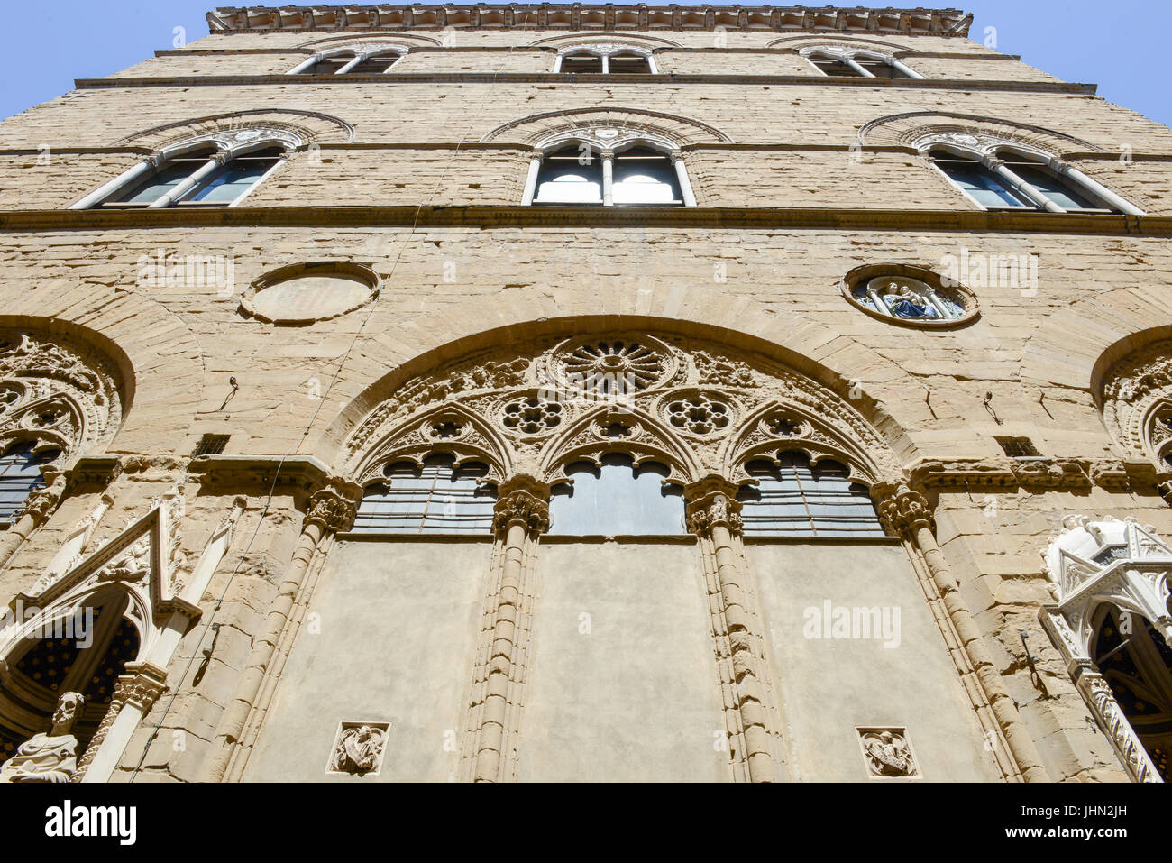 L'église Orsanmichele à Florence sur l'Italie Banque D'Images
