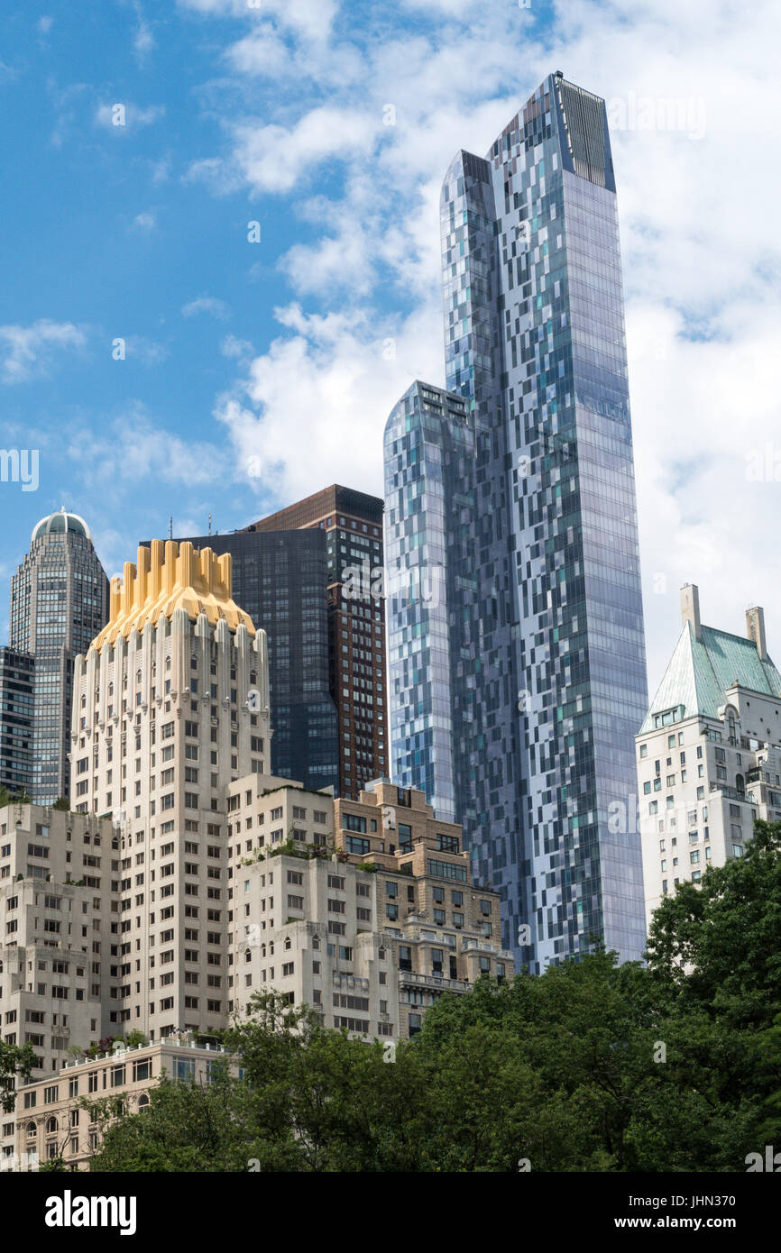 Un gratte-ciel57 inclus dans Midtown Manhattan, New York, USA Banque D'Images