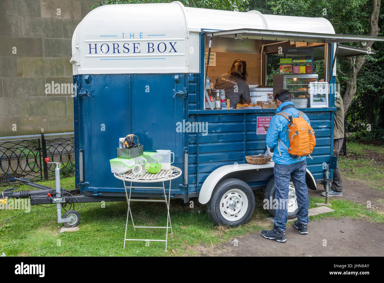 L'Horsebox au Musée Jardins,York,Angleterre,UK Banque D'Images