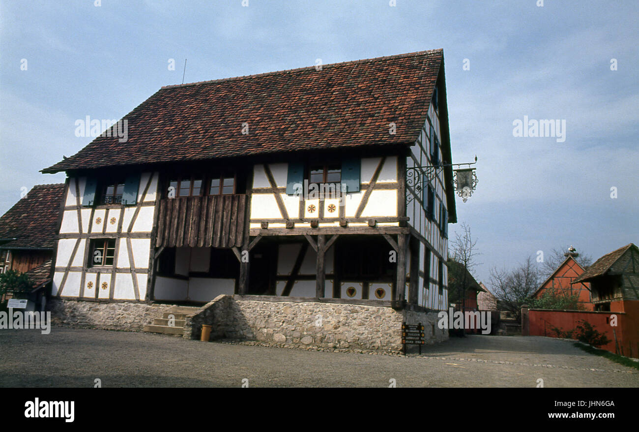 Écomusée d'Ungersheim, Alsace, France ; Banque D'Images