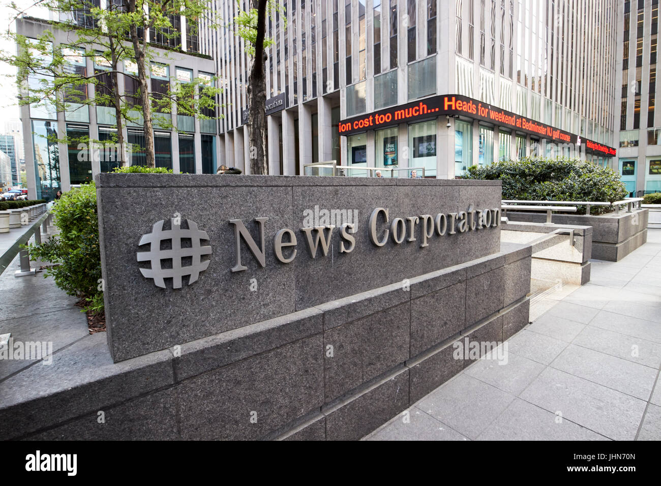 1211 Avenue of the Americas news corporation building Rockefeller Center New York USA Banque D'Images