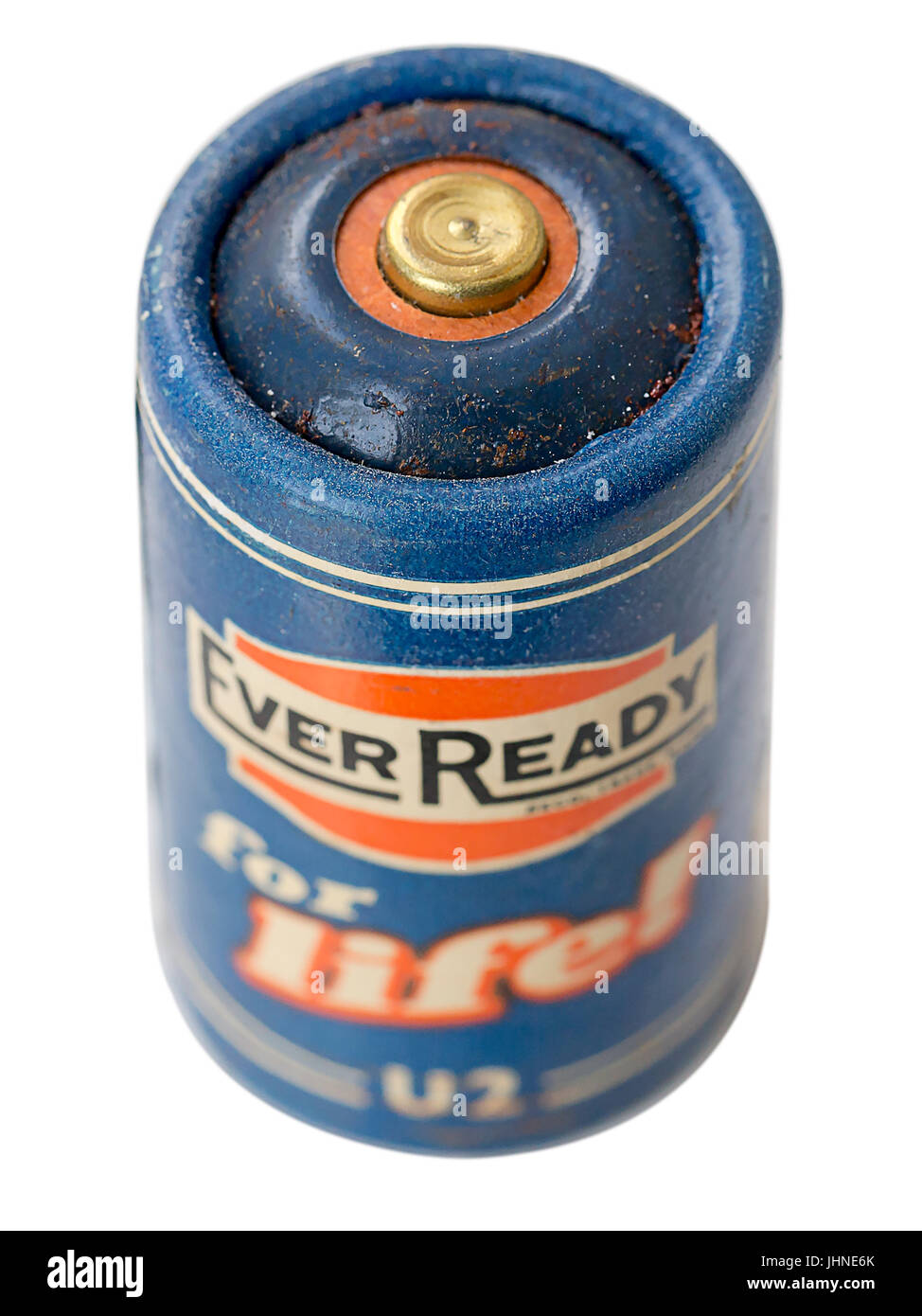 Photo de vieux single jamais batterie U2 Photo Stock - Alamy