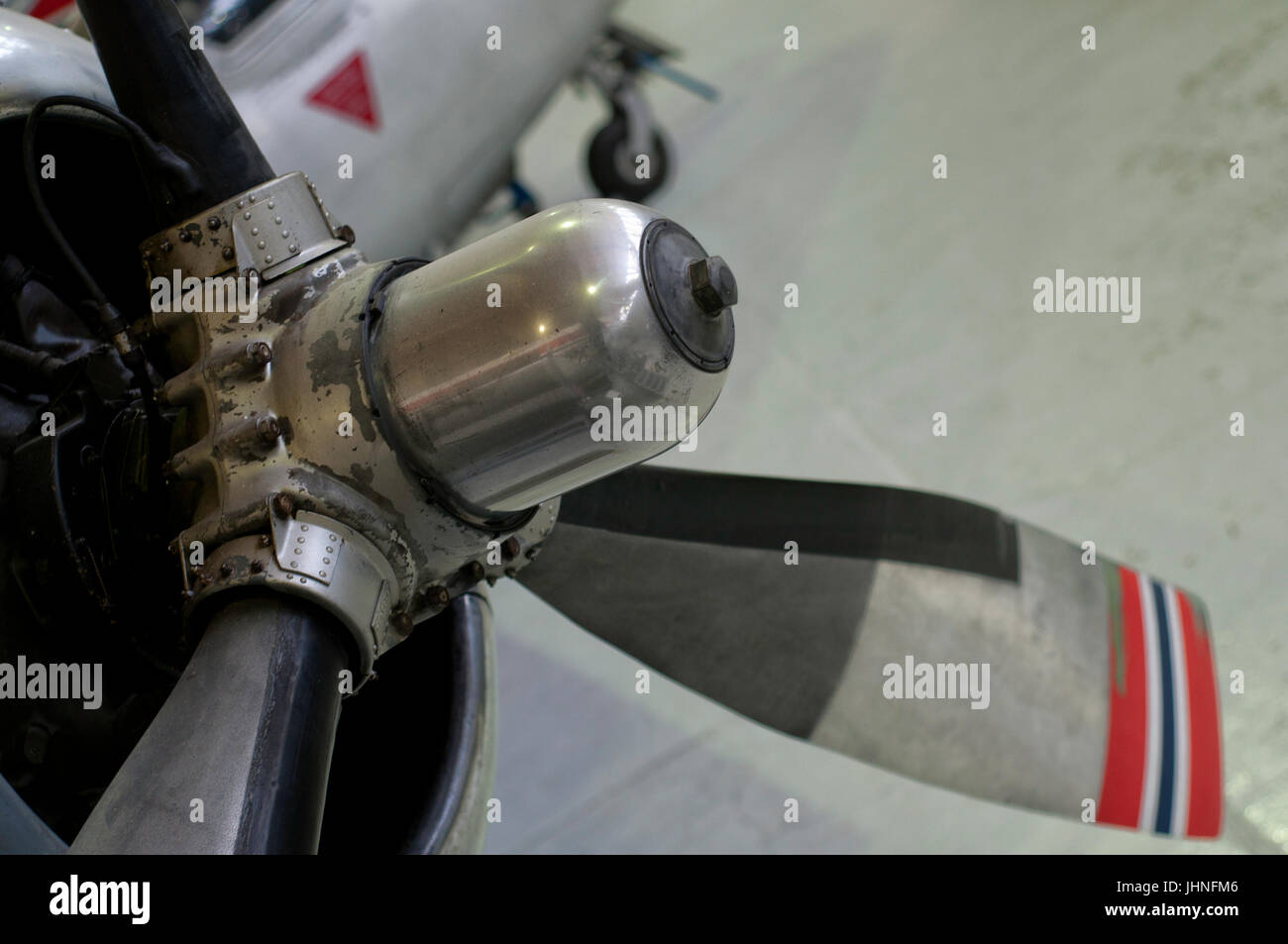 À l'aéronef de l'aviation, Museu Sola Stavanger, Norvège Banque D'Images