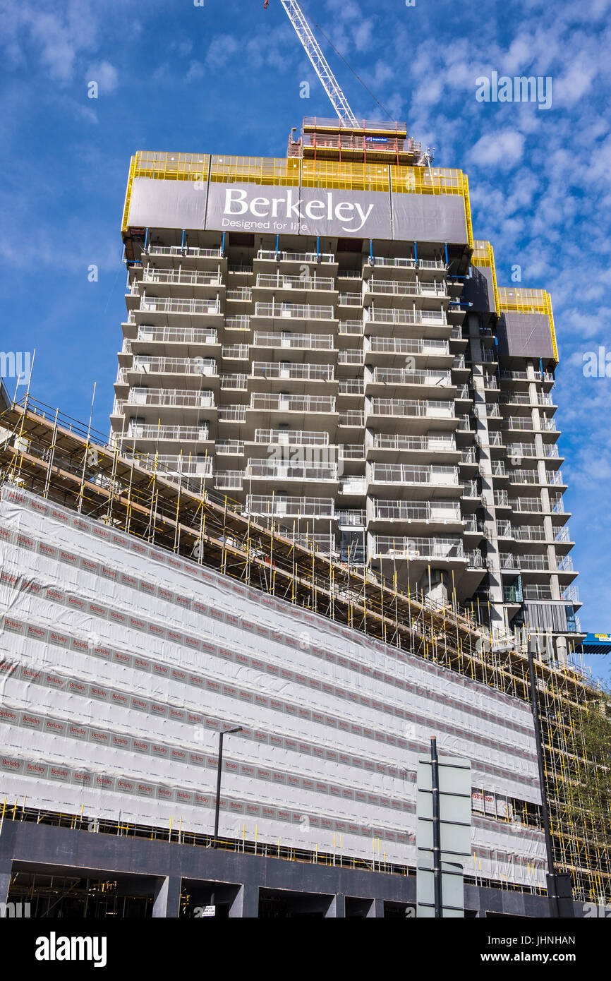 Les développeurs de Berkeley à la construction 250 City Road, quartier d'Islington, Londres, Angleterre, Royaume-Uni Banque D'Images