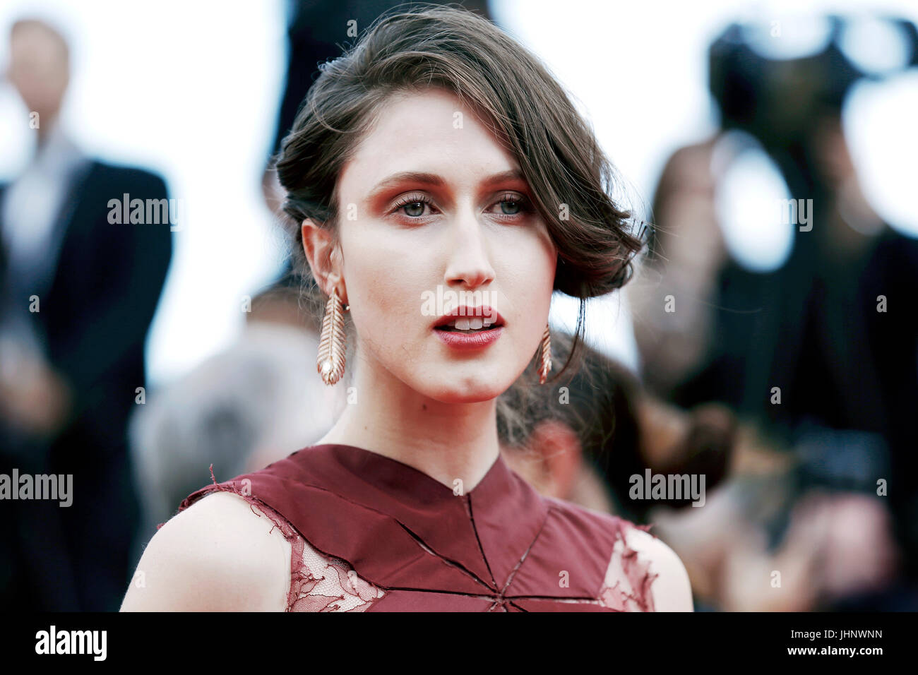 CANNES, FRANCE - 22 MAI : Anna Cleveland assiste à la 'l'assassinat d'un Cerf sacré' premiere pendant le 70e Festival de Cannes le 22 mai 2017 dans Ca Banque D'Images