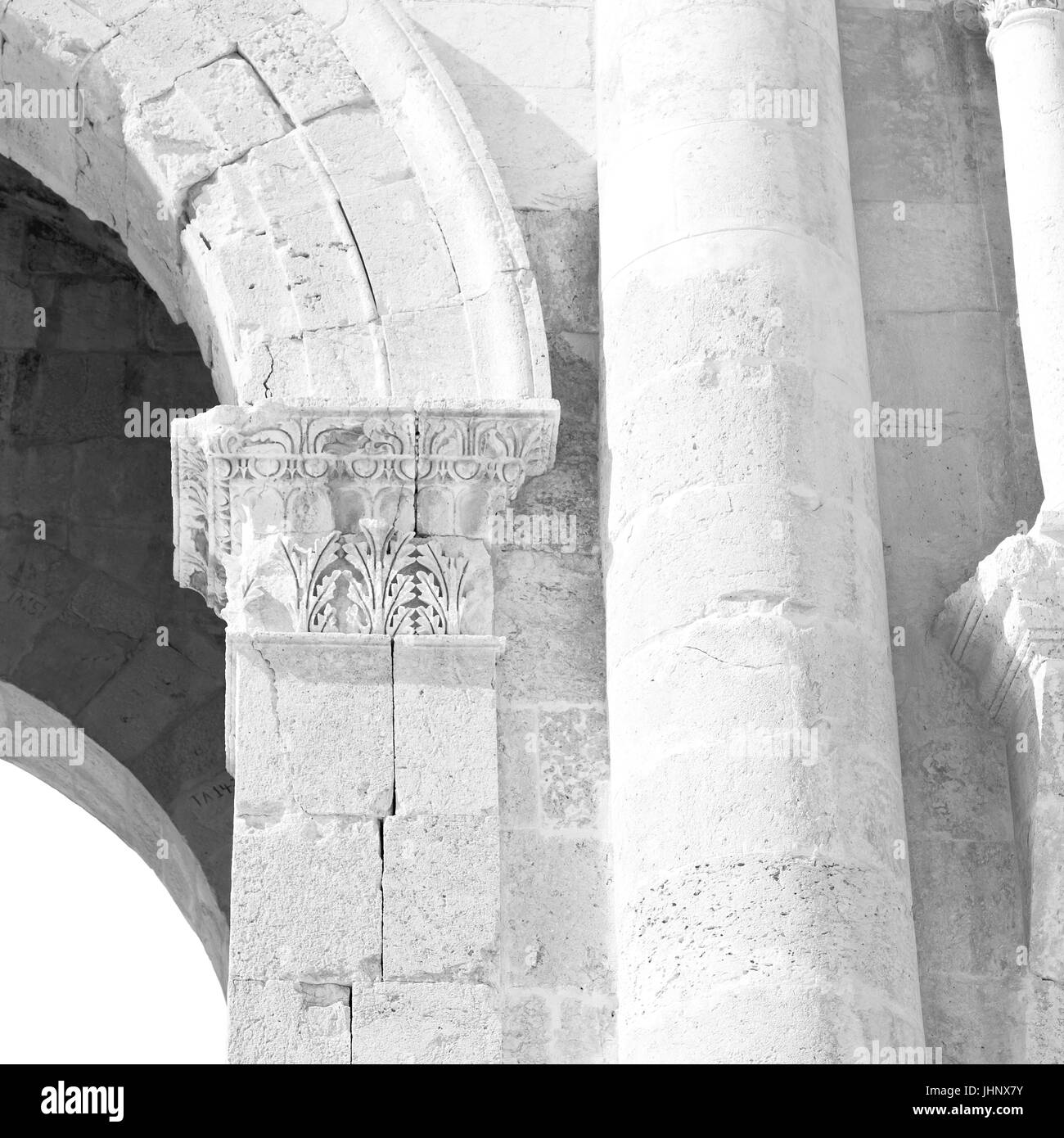 En Jordanie Jerash le site archéologique antique héritage classique pour les touristes Banque D'Images
