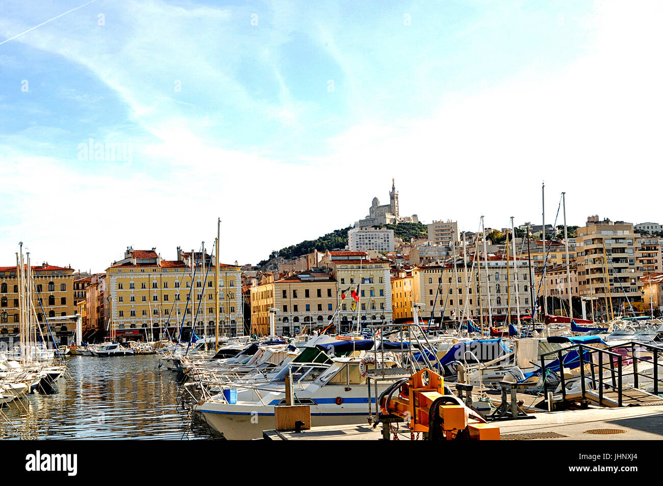 Vue de la Basilique Notre-Dame de la Garde à Marseille, France, le 24/09/2015 Banque D'Images