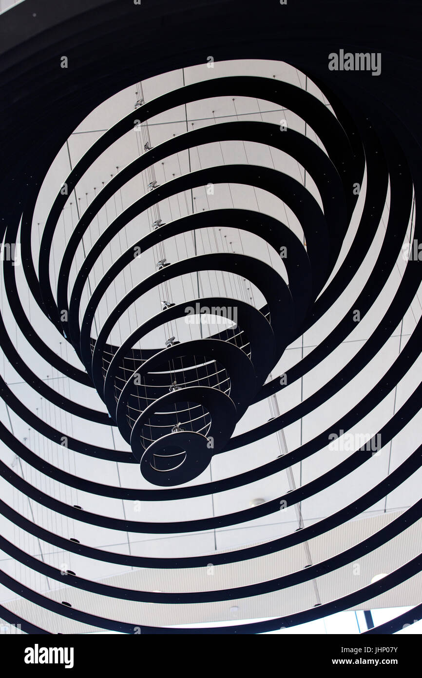 Spirale d'art abstrait Banque D'Images