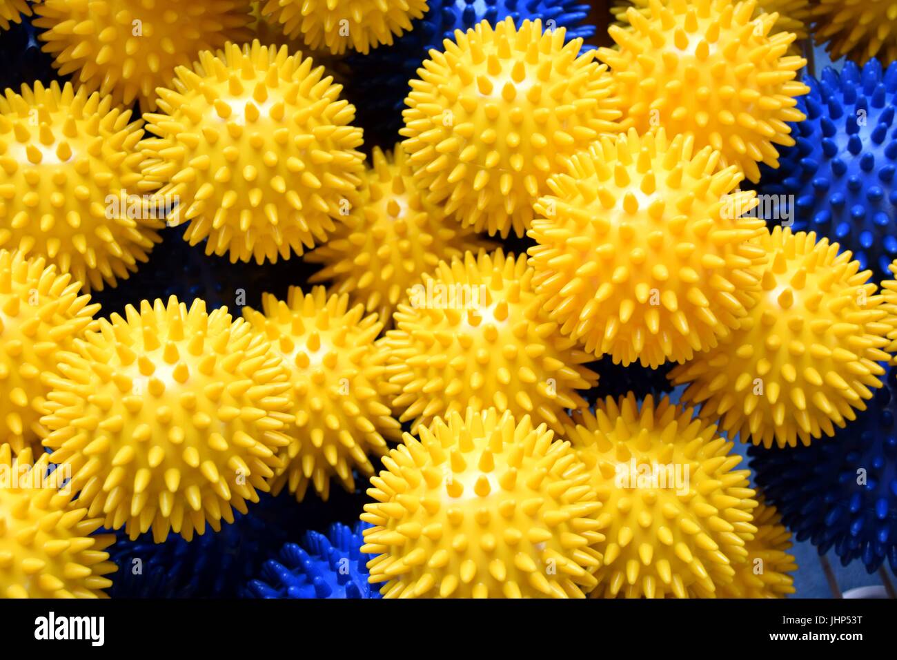 Boules piquantes thérapie Banque D'Images